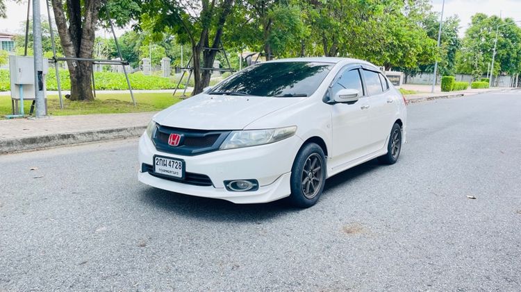 รถ Honda City 1.5 V CNG สี ขาว