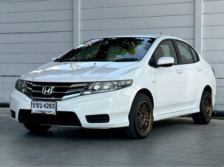 Honda City 2013 1.5 S Sedan เบนซิน ไม่ติดแก๊ส เกียร์อัตโนมัติ ขาว รูปที่ 3