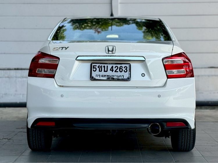 Honda City 2013 1.5 S Sedan เบนซิน ไม่ติดแก๊ส เกียร์อัตโนมัติ ขาว รูปที่ 4