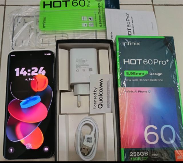 Infinix Hot 60 pro plus ใหม่กริปครบกล่อง ประกันเหลือ10เดือน