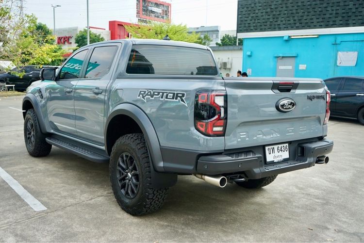 Ford Ranger 2025 Raptor 3.0 4WD Pickup เบนซิน ไม่ติดแก๊ส เกียร์อัตโนมัติ เทา รูปที่ 4