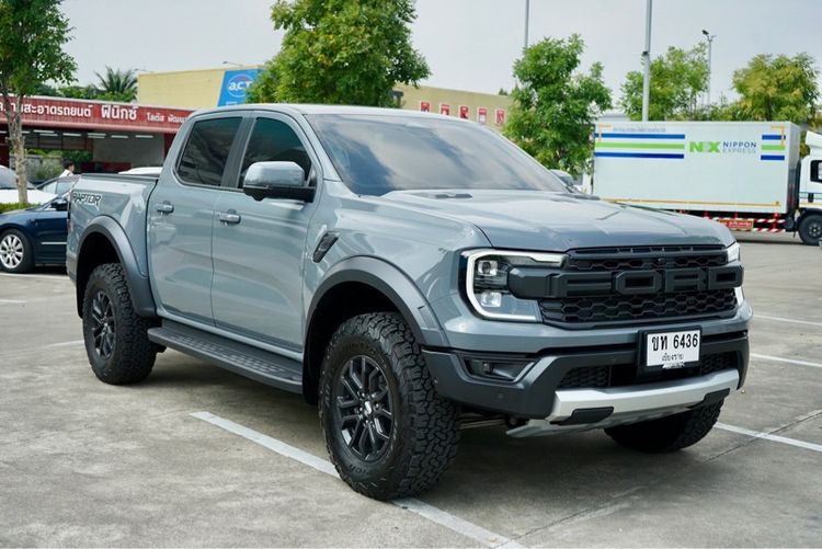 Ford Ranger 2025 Raptor 3.0 4WD Pickup เบนซิน ไม่ติดแก๊ส เกียร์อัตโนมัติ เทา รูปที่ 2