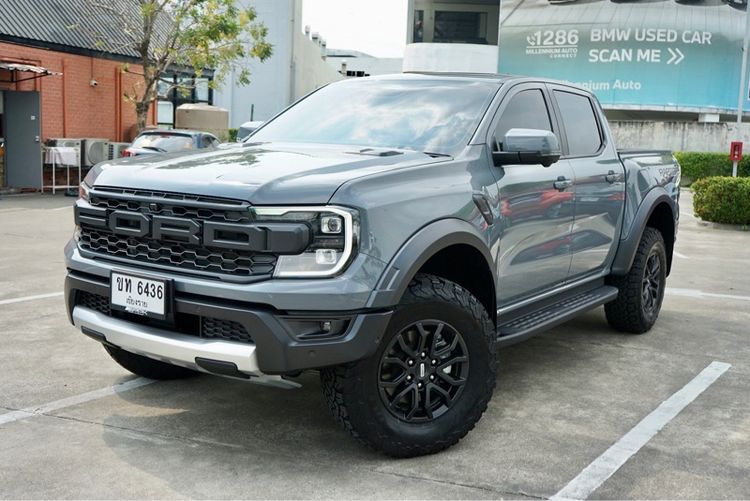รถ Ford Ranger Raptor 3.0 4WD สี เทา