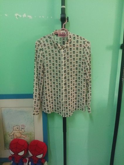 Skull Print Blouse Shirt – ZARA (Womens)