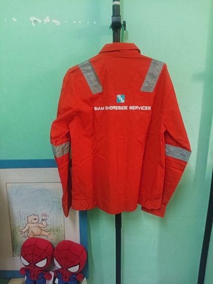 เสื้อช่างมีแถบสะท้อนแสงหน้าหลัง รูปที่ 2