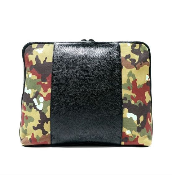 Used Like New 3.1 Phillip lim
31 Minute Camo Print Leather Trim Clutch Bag รูปที่ 6