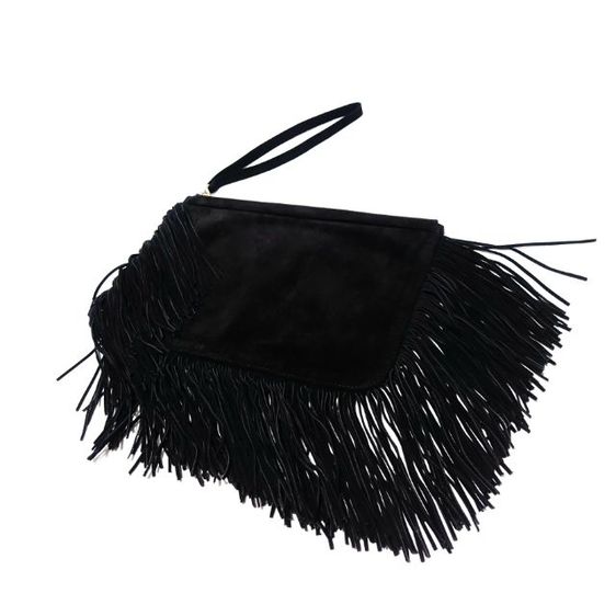 New PIERRE HARDY
Fringe Suede Leather Wristlet Clutch Bag รูปที่ 5