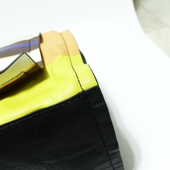 Used Like New 3.1 Phillip Lim Accordion Multi Color Leather Tote with Strap Bag รูปที่ 8