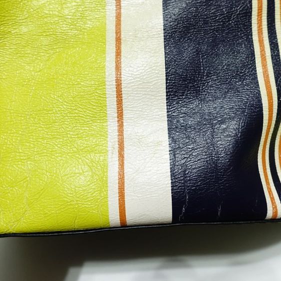 Used Like New 3.1 Phillip Lim Accordion Multi Color Leather Tote with Strap Bag รูปที่ 11