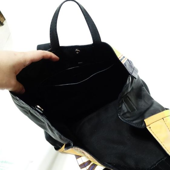 Used Like New 3.1 Phillip Lim Accordion Multi Color Leather Tote with Strap Bag รูปที่ 17