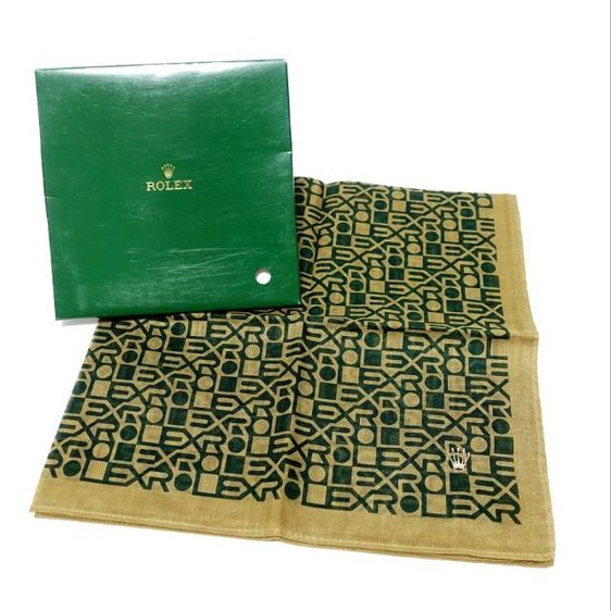 New ( Kept Unused ) ROLEX
Handkerchief Jubilee Dial Green Scarf