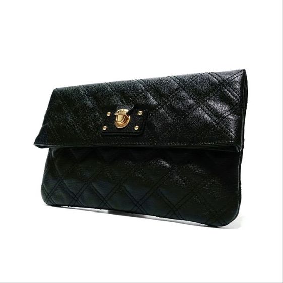 New ( Kept Unused ) MARC JACOBS Eugenie Quitted Leather Clutch รูปที่ 2