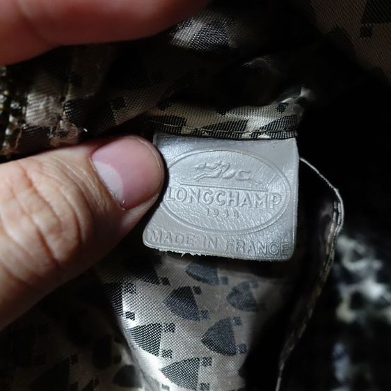 Used LONGCHAMP Leather Clutch Bag รูปที่ 11