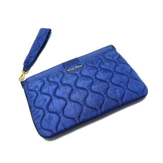Used Like New MIU  MIU Nylon Clutch Bag รูปที่ 4