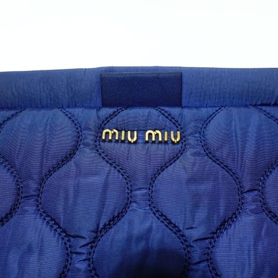 Used Like New MIU  MIU Nylon Clutch Bag รูปที่ 10