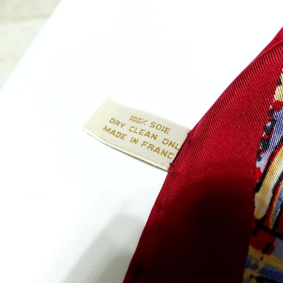 New OMEGA Printed Silk Scarf รูปที่ 5