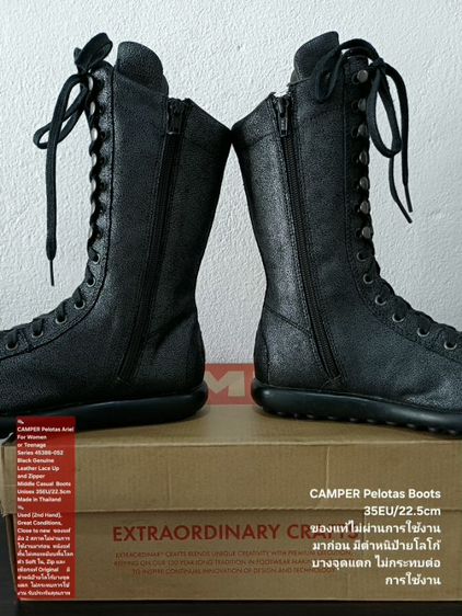 CAMPER Pelotas Ariel Boots, Unisex 35EU(22.5cm) ของแท้ มือ 2 สภาพไม่ผ่านการใช้งานมาก่อน, รองเท้า CAMPER หนังแท้ พื้นเต็ม ใหม่กริ๊บ สวยมาก รูปที่ 9