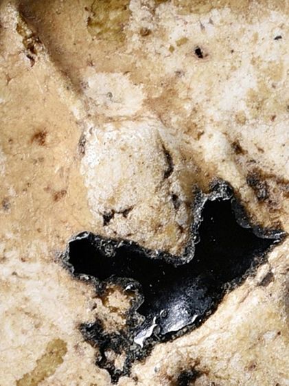 สวยสุด-สภาพใช้ พระสมเด็จวัดระฆัง พิมพ์ฐานแซม เนื้อจุ่มรัก มีมวลสาร  รูปที่ 2