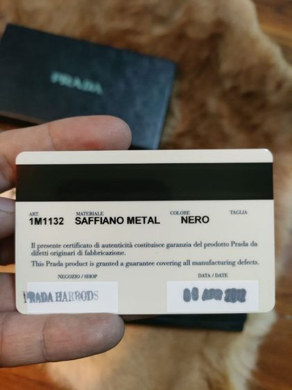 ❌ขายแล้วค่ะ❌กระเป๋าPradaของแท้💯 รุ่น Saffiano Leather Wallet
(ราคาช็อปที่ซื้อมา 37,000บาท) ส่งต่อราคาเบาๆ รูปที่ 5