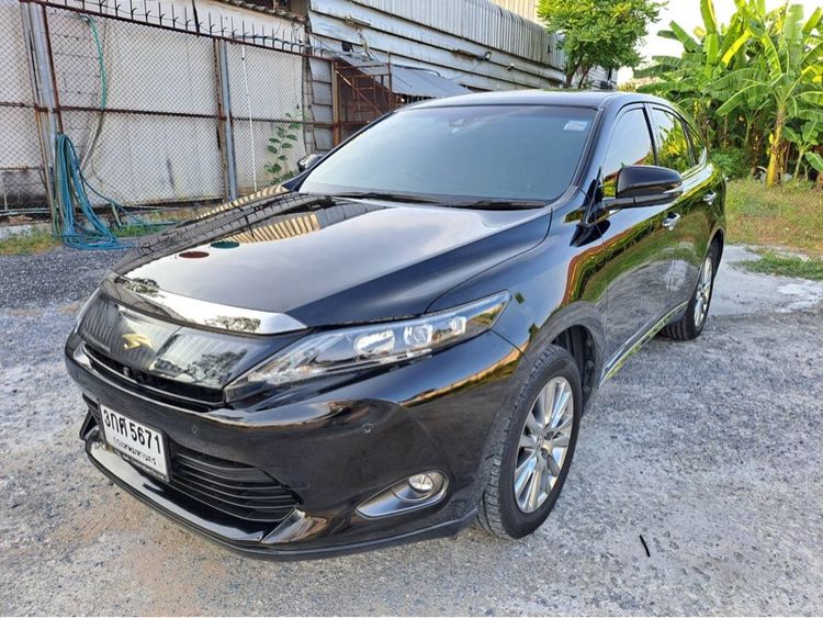 Toyota Harrier 2014 2.5 Hybrid Premium Utility-car เบนซิน ไม่ติดแก๊ส เกียร์อัตโนมัติ ดำ
