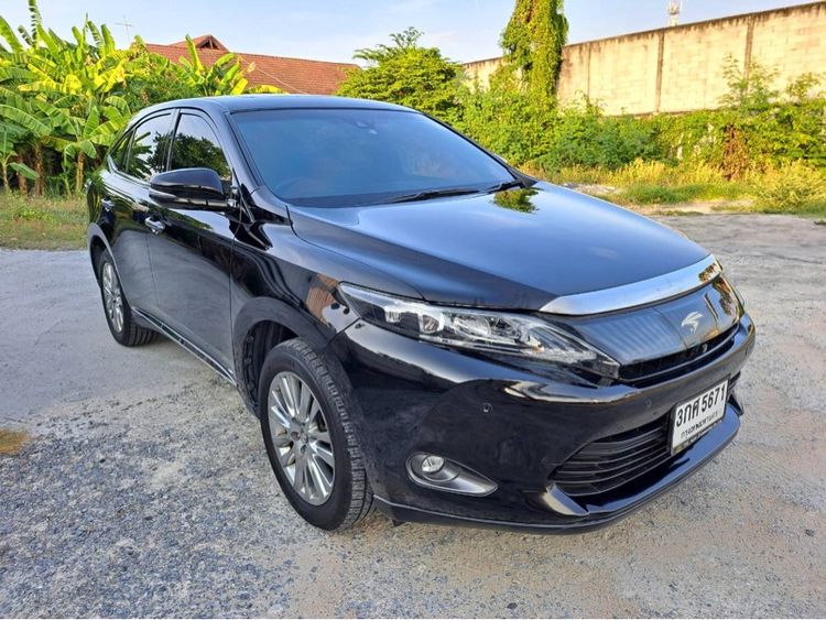 Toyota Harrier 2014 2.5 Hybrid Premium Utility-car เบนซิน ไม่ติดแก๊ส เกียร์อัตโนมัติ ดำ รูปที่ 3