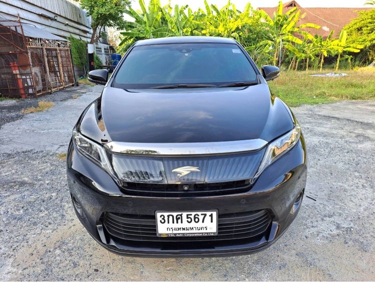 Toyota Harrier 2014 2.5 Hybrid Premium Utility-car เบนซิน ไม่ติดแก๊ส เกียร์อัตโนมัติ ดำ รูปที่ 2
