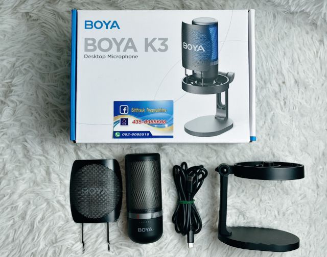 ไมค์ Boya k3 usb Condenser 