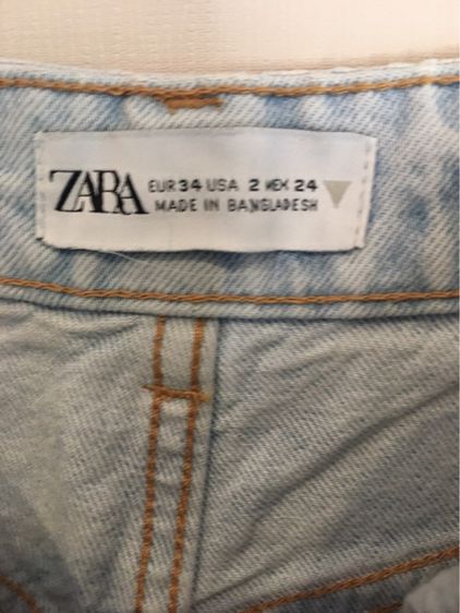 zara กางเกงยีนส์ขาสั้น รูปที่ 3