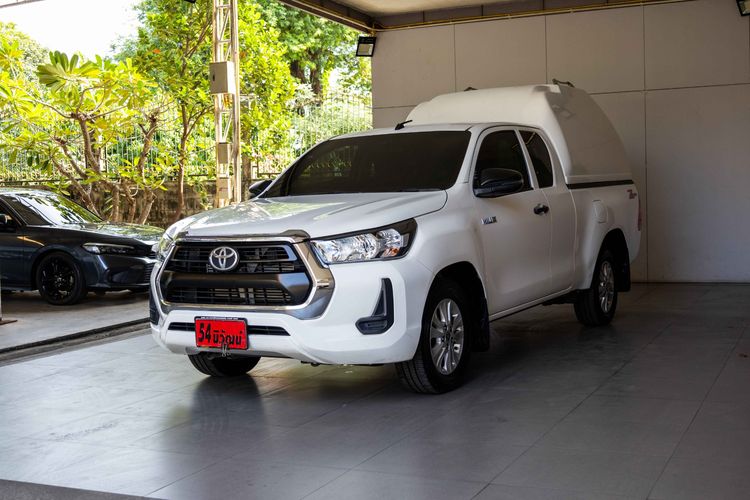 Toyota Hilux Revo 2022 Smart Cab 2.4 Entry Z Edition Pickup ดีเซล ไม่ติดแก๊ส เกียร์ธรรมดา ขาว รูปที่ 3