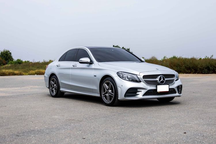 Mercedes-Benz C-Class 2019 C300 Sedan ไฮบริด ไม่ติดแก๊ส เกียร์อัตโนมัติ เทา