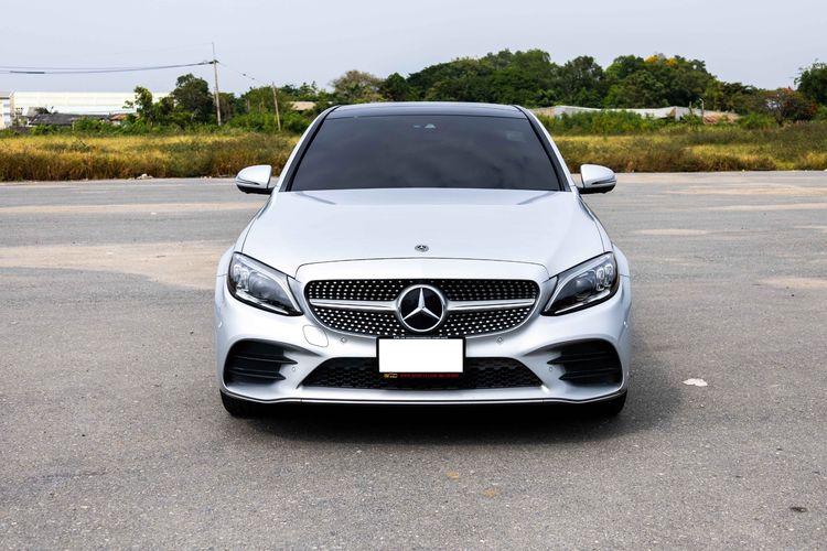 Mercedes-Benz C-Class 2019 C300 Sedan ไฮบริด ไม่ติดแก๊ส เกียร์อัตโนมัติ เทา รูปที่ 2
