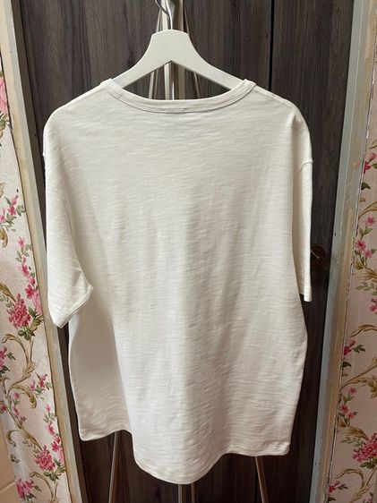 T Shirt Dior Logo White รูปที่ 2