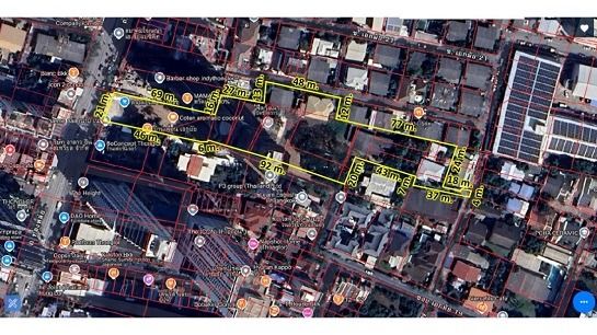 🗺️ ขายที่ดินเปล่าถมแล้ว เหมาะทำคอนโด ขึ้นตึกสูง สุขุมวิท55 (ทองหล่อ) เจ้าของขายเอง รูปที่ 2