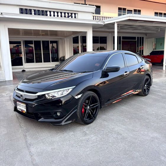 Honda Civic 2017 1.8 EL i-VTEC Sedan เบนซิน ไม่ติดแก๊ส เกียร์อัตโนมัติ ดำ