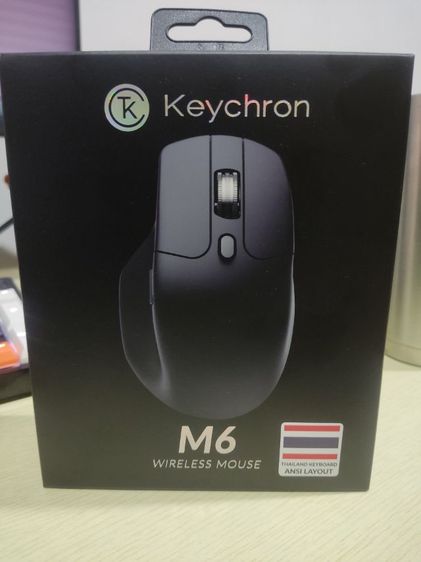 เม้าส์ และคีย์บอร์ด Keychron M6 V.2 Ergonomic Wireless Mouse ประกัน2ปี 