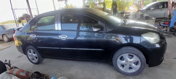 Toyota Vios 2007 1.5 E Sedan เบนซิน ไม่ติดแก๊ส เกียร์อัตโนมัติ ดำ รูปที่ 2