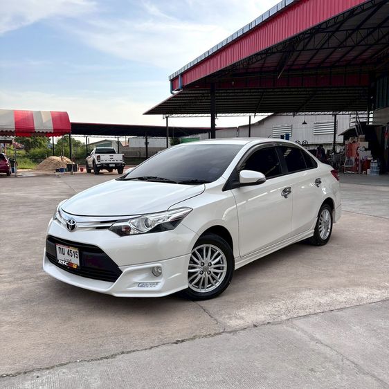Toyota Vios 2016 1.5 Exclusive Sedan เบนซิน ไม่ติดแก๊ส เกียร์อัตโนมัติ ขาว