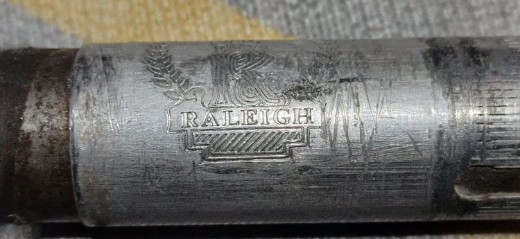 ​แฮนด์เสือหมอบ Raleigh USA วินเทจแท้ สุดหายาก ขนาด c-c 41 cm จับเสต็ม 25.4 mm รูปที่ 7