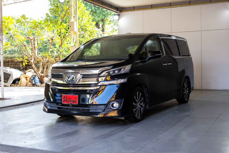 Toyota Vellfire 2015 2.5 V Utility-car เบนซิน ไม่ติดแก๊ส เกียร์อัตโนมัติ ดำ รูปที่ 3