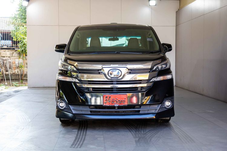 Toyota Vellfire 2015 2.5 V Utility-car เบนซิน ไม่ติดแก๊ส เกียร์อัตโนมัติ ดำ รูปที่ 2