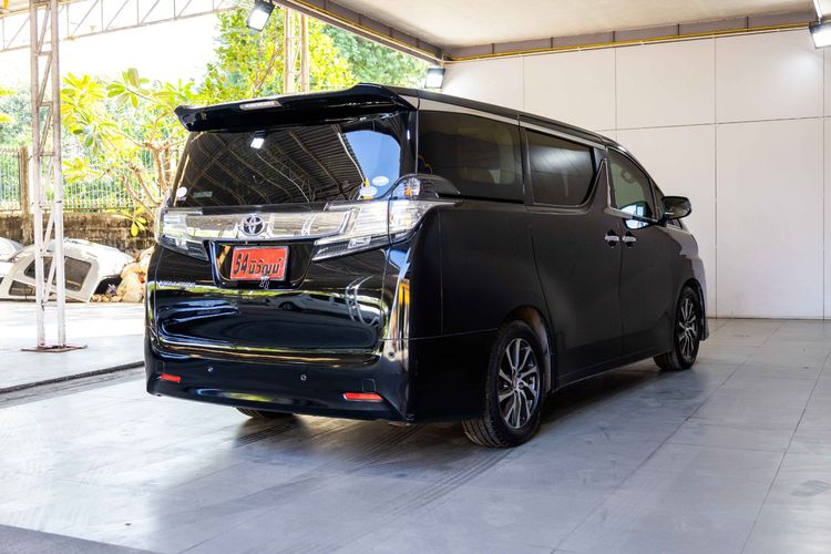 Toyota Vellfire 2015 2.5 V Utility-car เบนซิน ไม่ติดแก๊ส เกียร์อัตโนมัติ ดำ รูปที่ 4