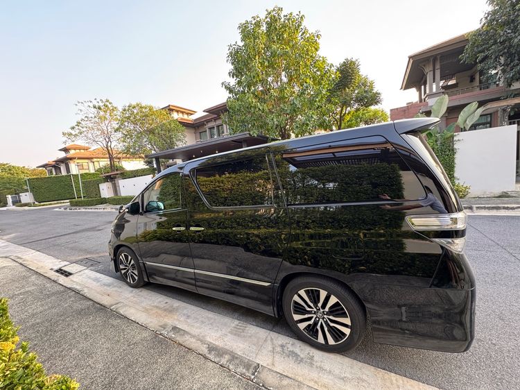 Toyota Vellfire 2013 2.5 Z G Edition Van เบนซิน ไม่ติดแก๊ส เกียร์อัตโนมัติ ดำ รูปที่ 3