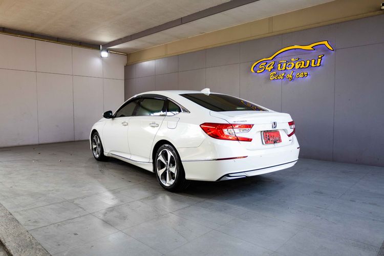 Honda Accord 2021 2.0 e:HEV Tech Sedan ไฮบริด ไม่ติดแก๊ส เกียร์อัตโนมัติ ขาว รูปที่ 4