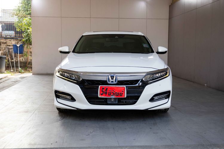 Honda Accord 2021 2.0 e:HEV Tech Sedan ไฮบริด ไม่ติดแก๊ส เกียร์อัตโนมัติ ขาว รูปที่ 2