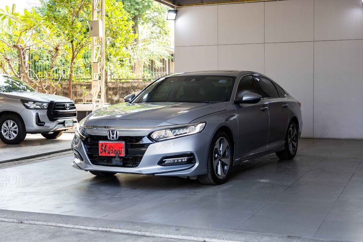 Honda Accord 2020 2.0 Hybrid Tech Sedan ไฮบริด ไม่ติดแก๊ส เกียร์อัตโนมัติ เทา รูปที่ 3