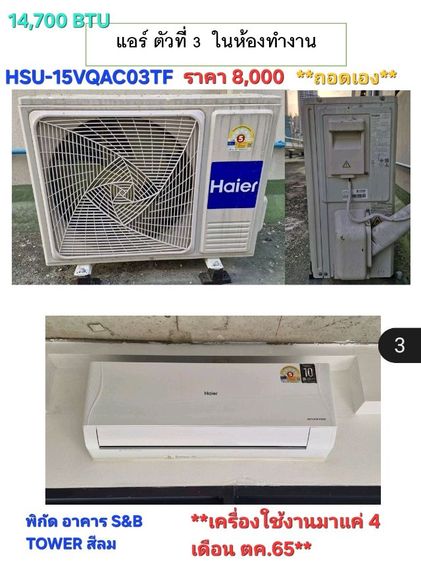 แอร์ HAIER INVERTER รุ่น VQAC SERIES รูปที่ 2