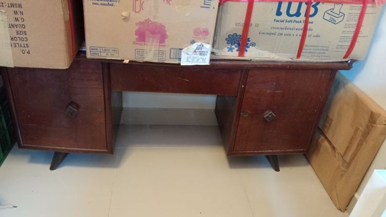 โต๊ะเครื่องแป้งไม้สักเก่า  รูปที่ 2