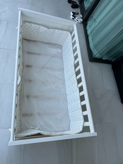 ขายเตียงเด็ก IKEA พร้อมที่นอน + ครุมกันกระแทก (ครบชุด) รูปที่ 5