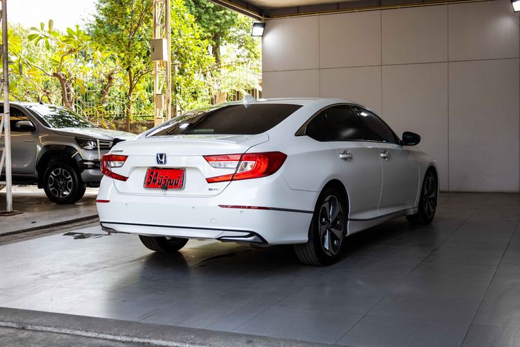 Honda Accord 2022 2.0 e:HEV Tech Sedan ไฮบริด ไม่ติดแก๊ส เกียร์อัตโนมัติ ขาว รูปที่ 4