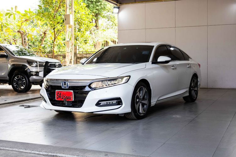 Honda Accord 2022 2.0 e:HEV Tech Sedan ไฮบริด ไม่ติดแก๊ส เกียร์อัตโนมัติ ขาว รูปที่ 3